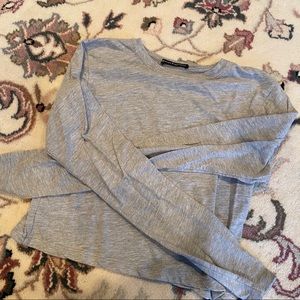 Gray long sleeve from brandy Melville
